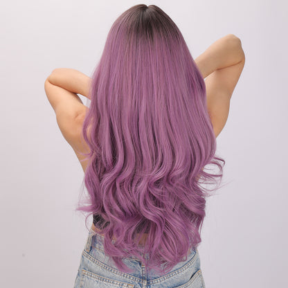 Iris | Purple Wig | Body Wave Wig | 28 inch Wig | TM Pop