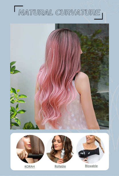 Pink Gradient | Loose Wave | 28inch | apn Prtheus