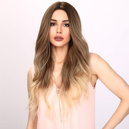 Finley | Brown and Ombre Wig | Loose Wave Wig | 28 inch Wig | TM Pop