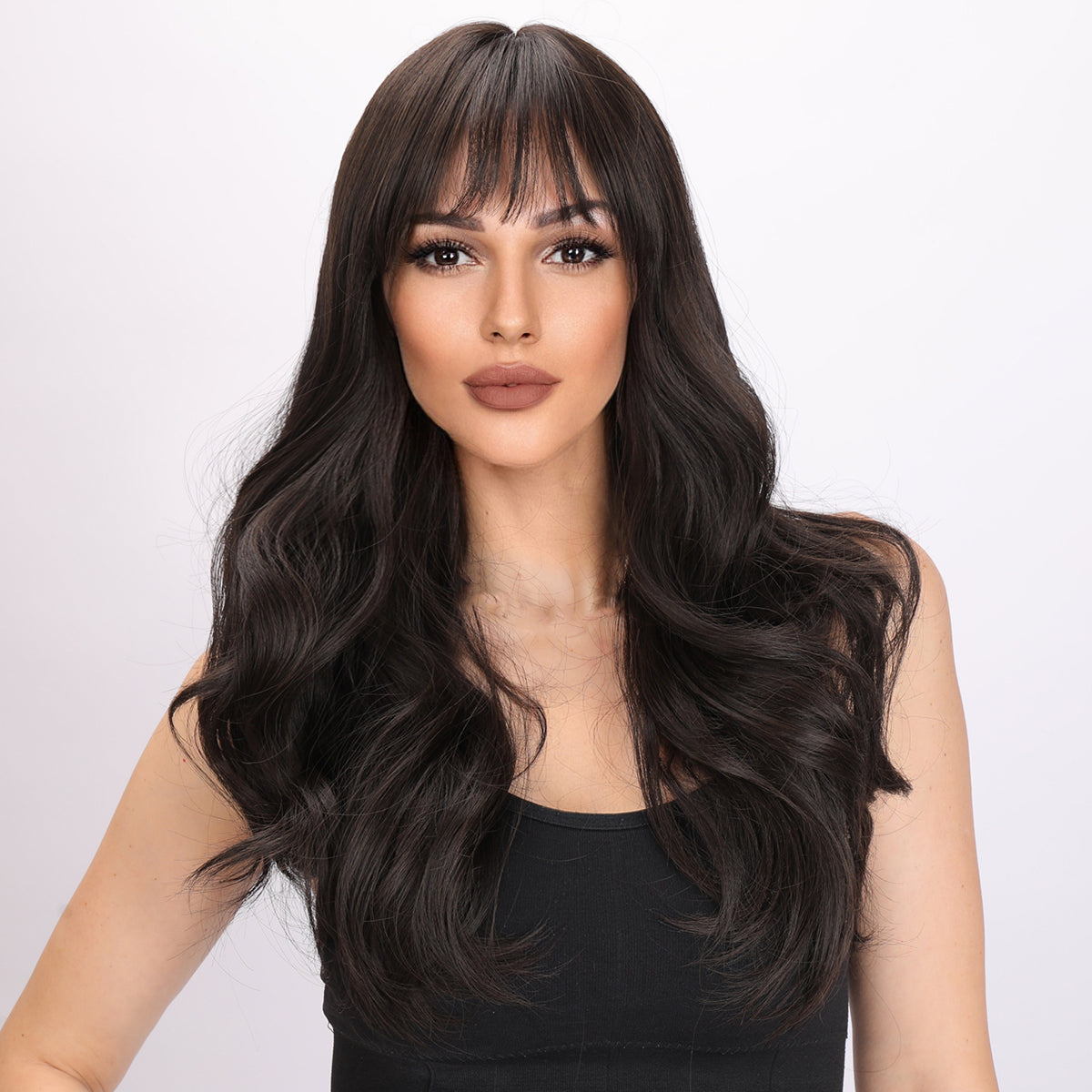 Lennon | Brown Wig | Deep Wave Wig | 24 inch Wig | TM Pop
