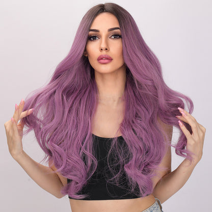 Iris | Purple Wig | Body Wave Wig | 28 inch Wig | TM Pop
