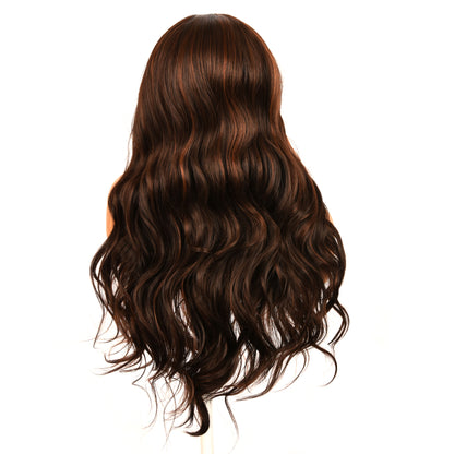 Winter | Brown | Curly  Hair | Lace Front | 28 Inches | SML717 | Apn Popinrow