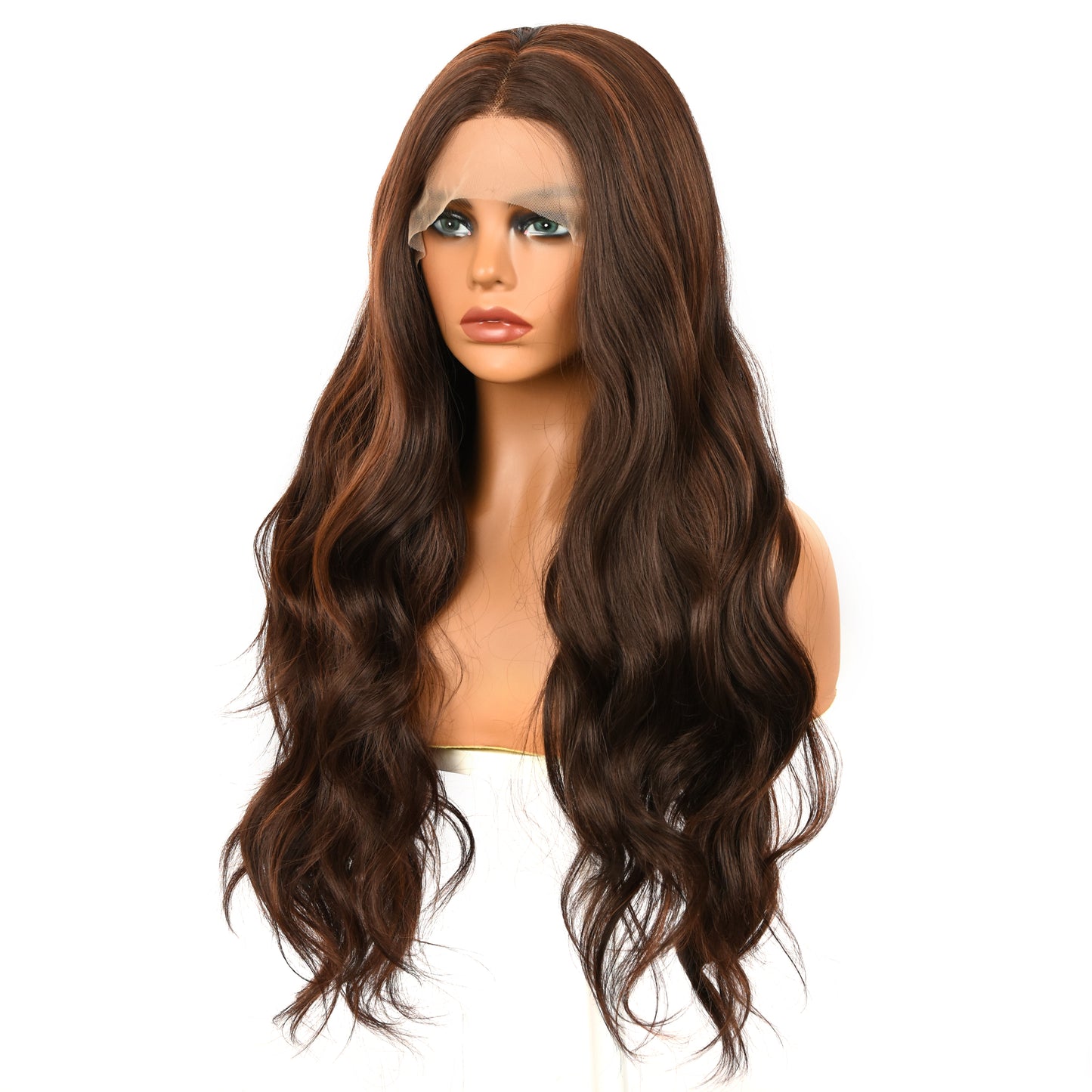 Winter | Brown | Curly  Hair | Lace Front | 28 Inches | SML717 | Apn Popinrow