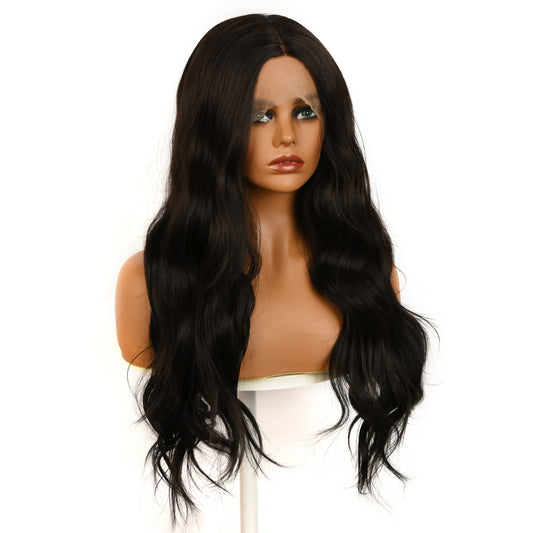 Palmer | Black | Curly  Hair | Lace Front | 28 Inches | SML716 | Apn Popinrow