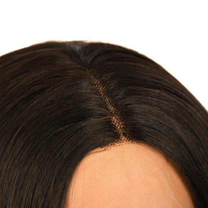 Palmer | Black | Curly  Hair | Lace Front | 28 Inches | SML716 | Apn Popinrow