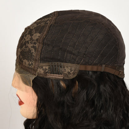 Kaylani | 6*5*1 Front Lace | Black | Curly Wave | 18" | SM715 | Apn Popinrow