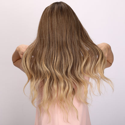 Finley | Brown and Ombre Wig | Loose Wave Wig | 28 inch Wig | TM Pop