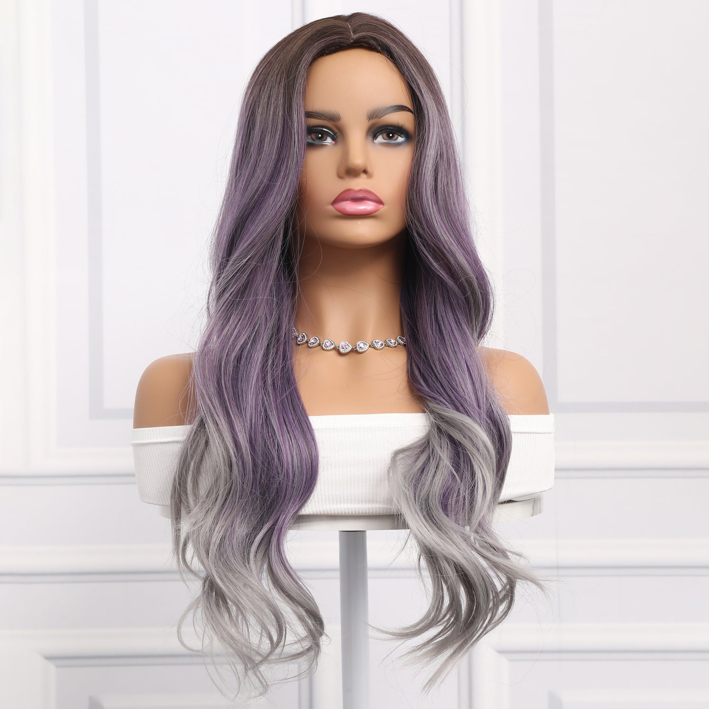 Sophie | Purple Ombre Wig | Body Wave Wig | 32 inch Wig | TM Pop
