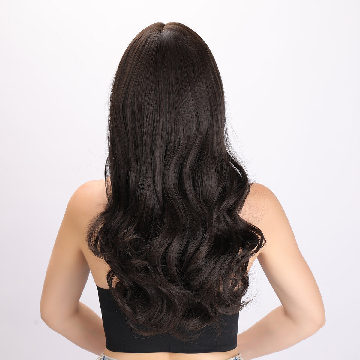 Lennon | Brown Wig | Deep Wave Wig | 24 inch Wig | SM226-2 | Apn Popinrow
