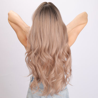 Ada | Blonde and Pink Gradient Wig | Body Wave Wig | 28 inch Wig | TM Pop