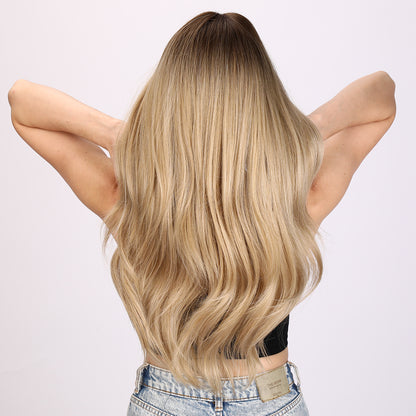 Norah | Brown and Ombre Gradient Wig | Loose Wave Wig | 24 inch Wig | TM Pop