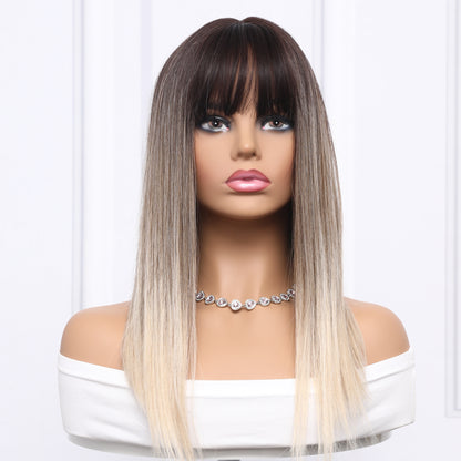 Andrea | Golden Gradient Wig | Straight Hair | 20 inch Wig | TM Pop