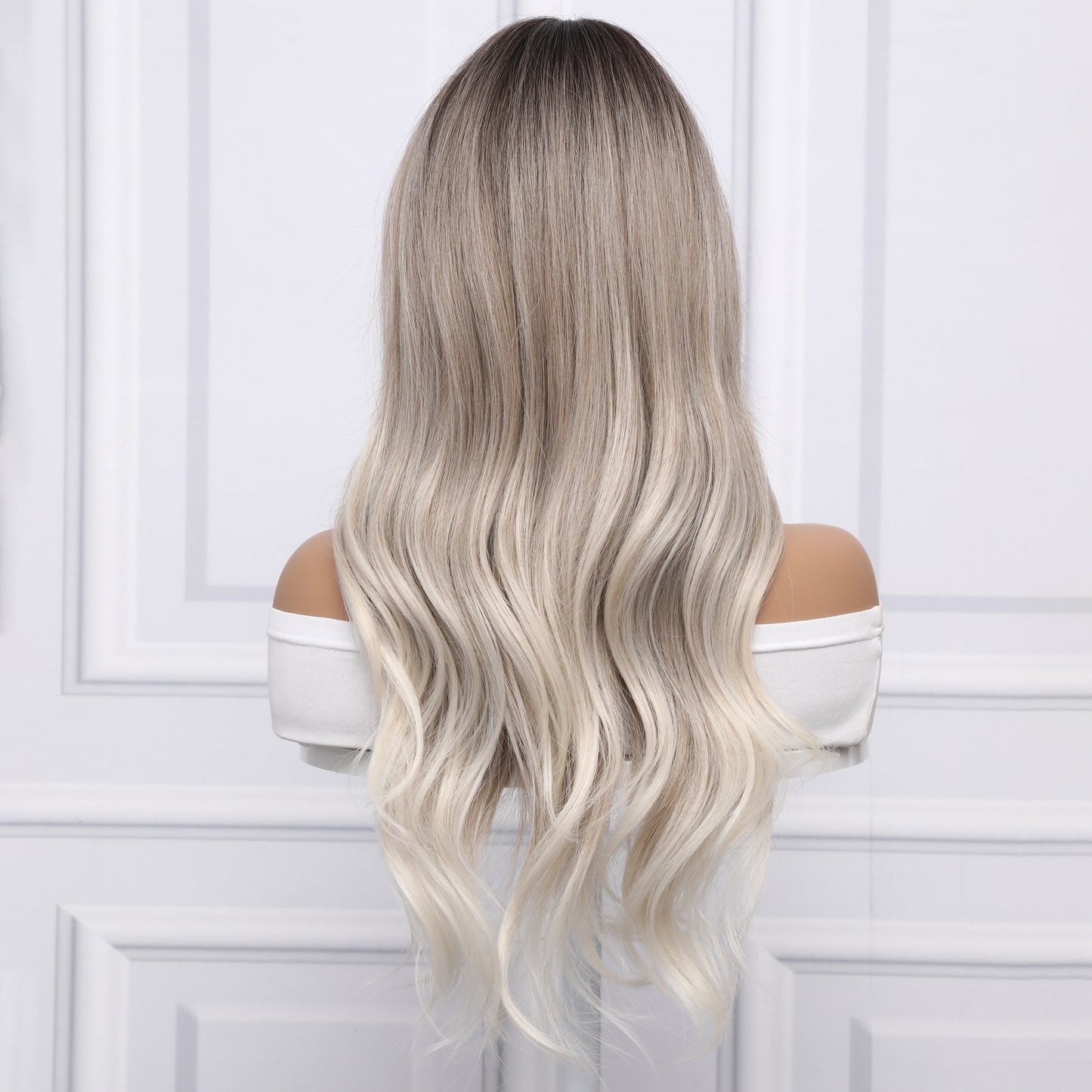 Anastasia | Golden and White Gradient Wig | Loose Wave Wig | 24 inch Wig | TM Pop