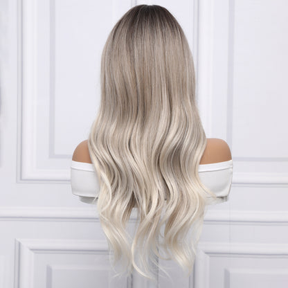 Anastasia | Golden and White Gradient Wig | Loose Wave Wig | 24 inch Wig | TM Pop