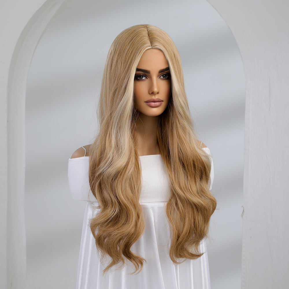 Millie | White Gold MIX Wig | Loose Wave Wig | 26 Inch Wig | TM Pop