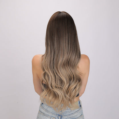 Ariel | Blonde and Ombre Wig | Deep Wave Wig | 26 inch Wig | SM458 | Apn Popinrow