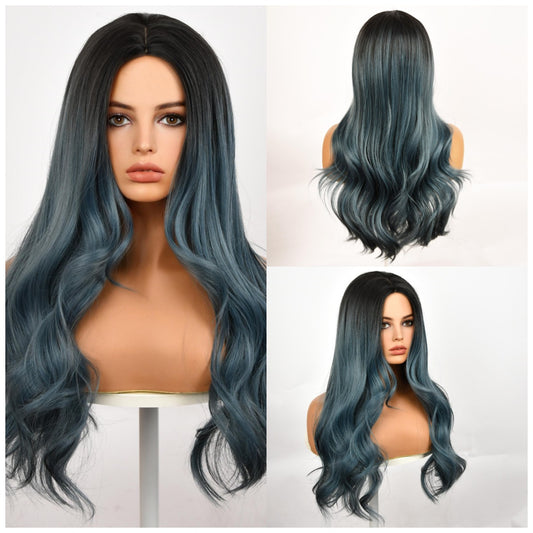 Dark Blue &Green Mixed | Body Wave | 30 Inch | Apn LAP | SM6968
