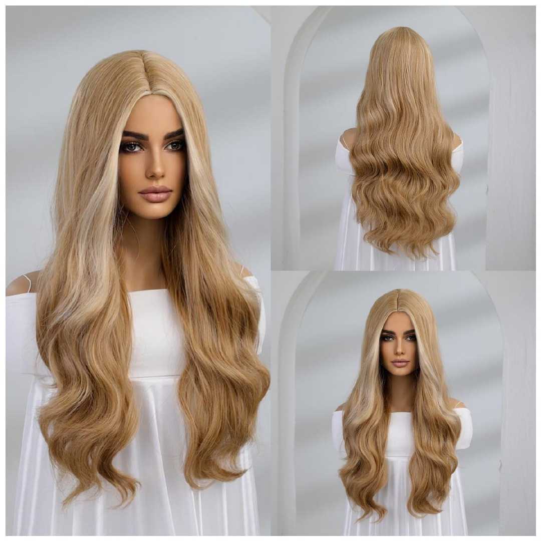 Millie | White Gold MIX Wig | Loose Wave Wig | 26 Inch Wig | TM Pop