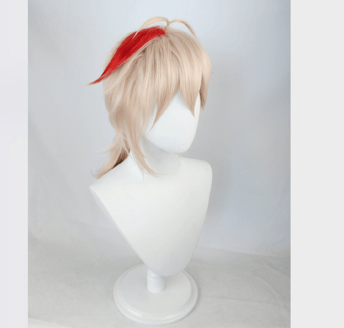 Kazuha | cosplay | Genshin Impact | pink and white(red) | 18" | TM Pop