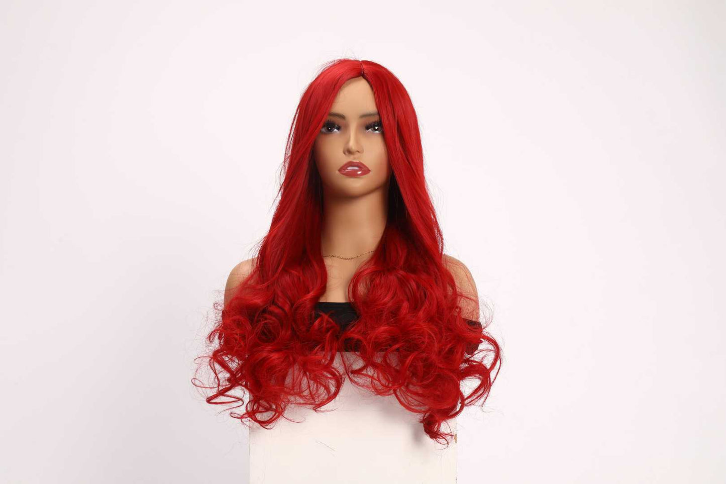 Color: red wig  Style: deep wave wig  Length: 26 inch wig