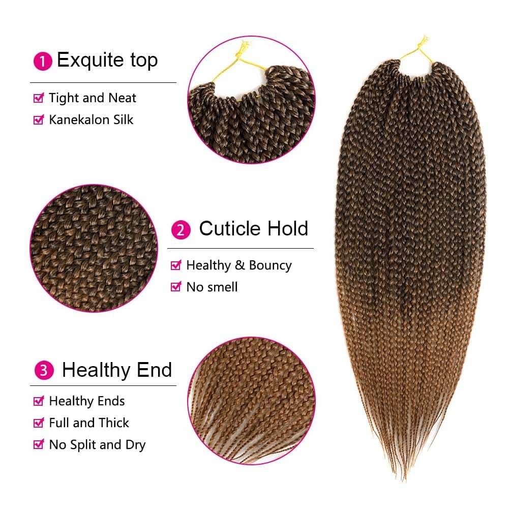 Madelyn | Box Braid | T1B/27 | 20”（6 pcs） | TM Pop