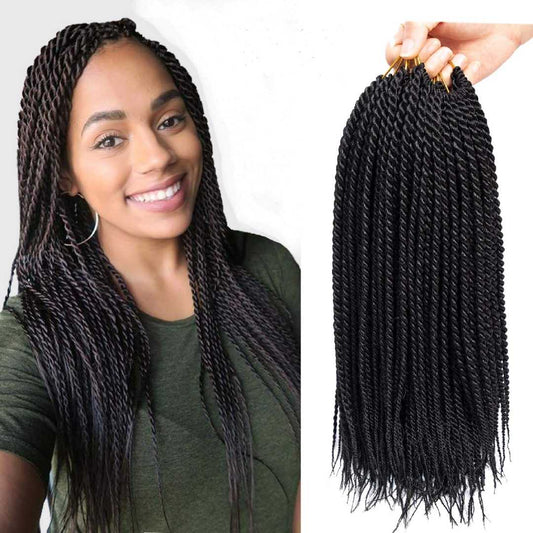 Aubrey | Senegal Twist Braid | 1B | 20”（6 pcs） | SENEGAL BRAID 20 -1B | Apn Popinrow