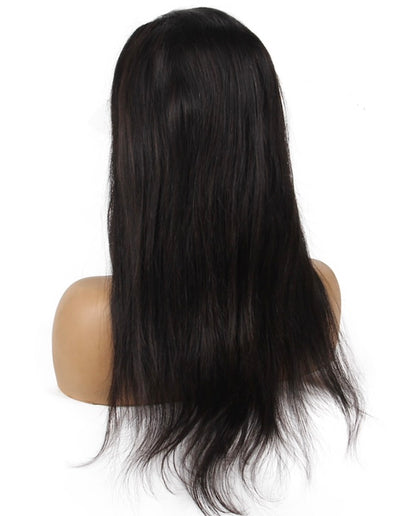 Milani | Black | Daily Style | Straight Hair | 13*4 Lace Front | Human Hair | 130% Density | TM Pop