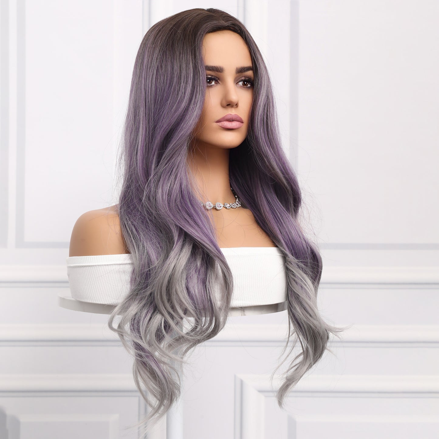 Sophie | Purple Ombre Wig | Body Wave Wig | 32 inch Wig | TM Pop