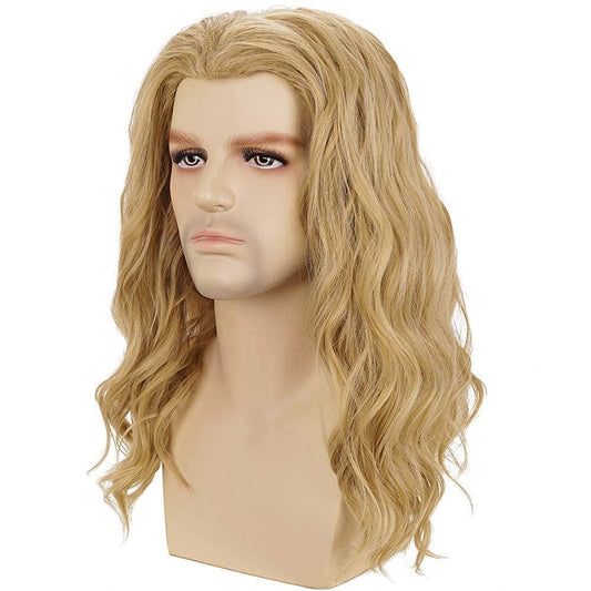 Thor | Men's Party Costume | Blonde | Long Wavy Curly | TM Pop