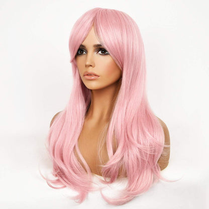 Haven | Costume Cosplay | Pink | Long Wavy Curly | 28" | TM Pop