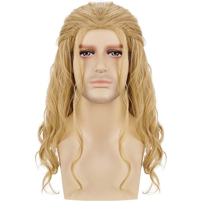 Thor | Men's Party Costume | Blonde | Long Wavy Curly | TM Pop