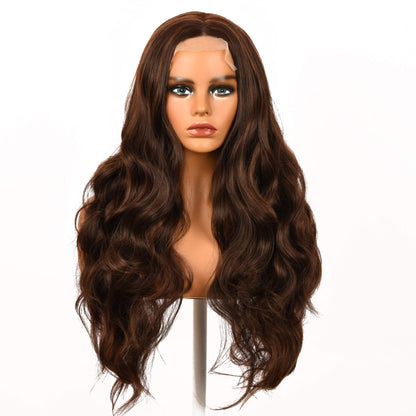 Celeste | Brown Highlight | Loose Wave | T-Part Lace Front | 24-inch | SML720 | Apn Popinrow