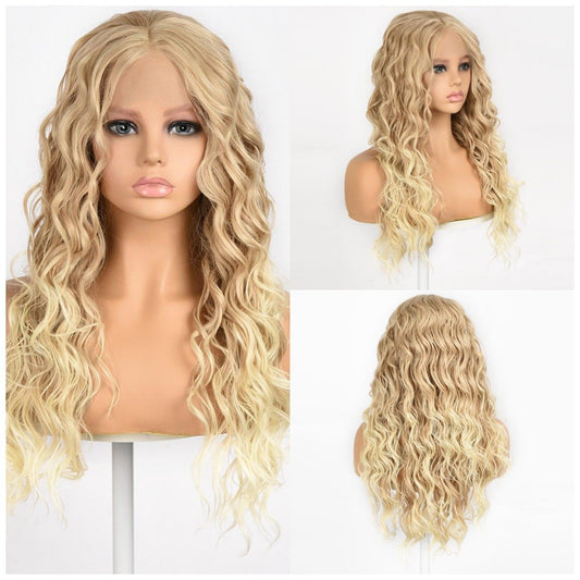 Evelynn | Gold | CURLY Hair | Lace Front | 24 inch | SM4016 | Apn Popinrow