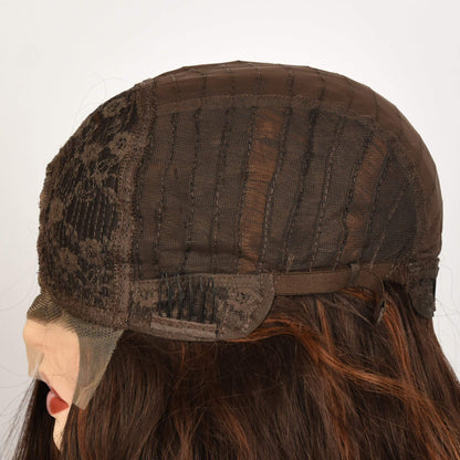 Celeste | Brown Highlight | Loose Wave | T-Part Lace Front | 24-inch | SML720 | Apn Popinrow